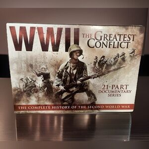 WWII The Greatest Conflict 21-Part Documentary DVD set  World War 2 NEW